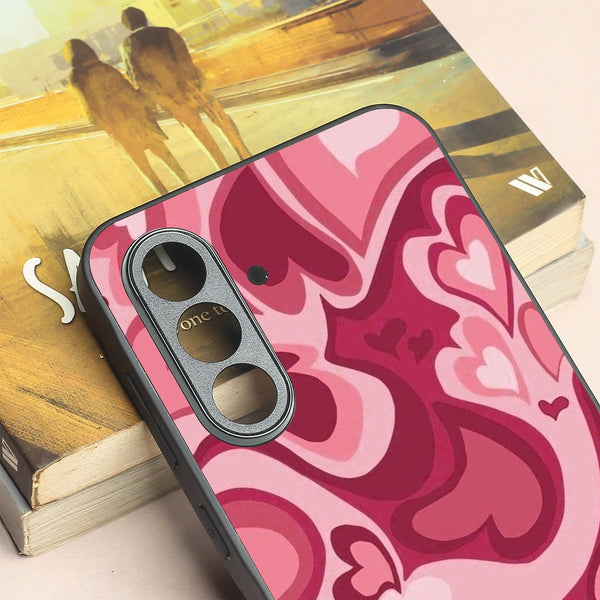 Valentine Wave metal back case for Samsung A55