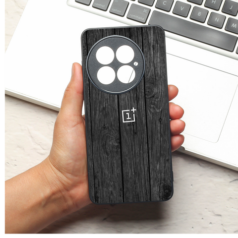 Dark Wood metal back case for OnePlus 13