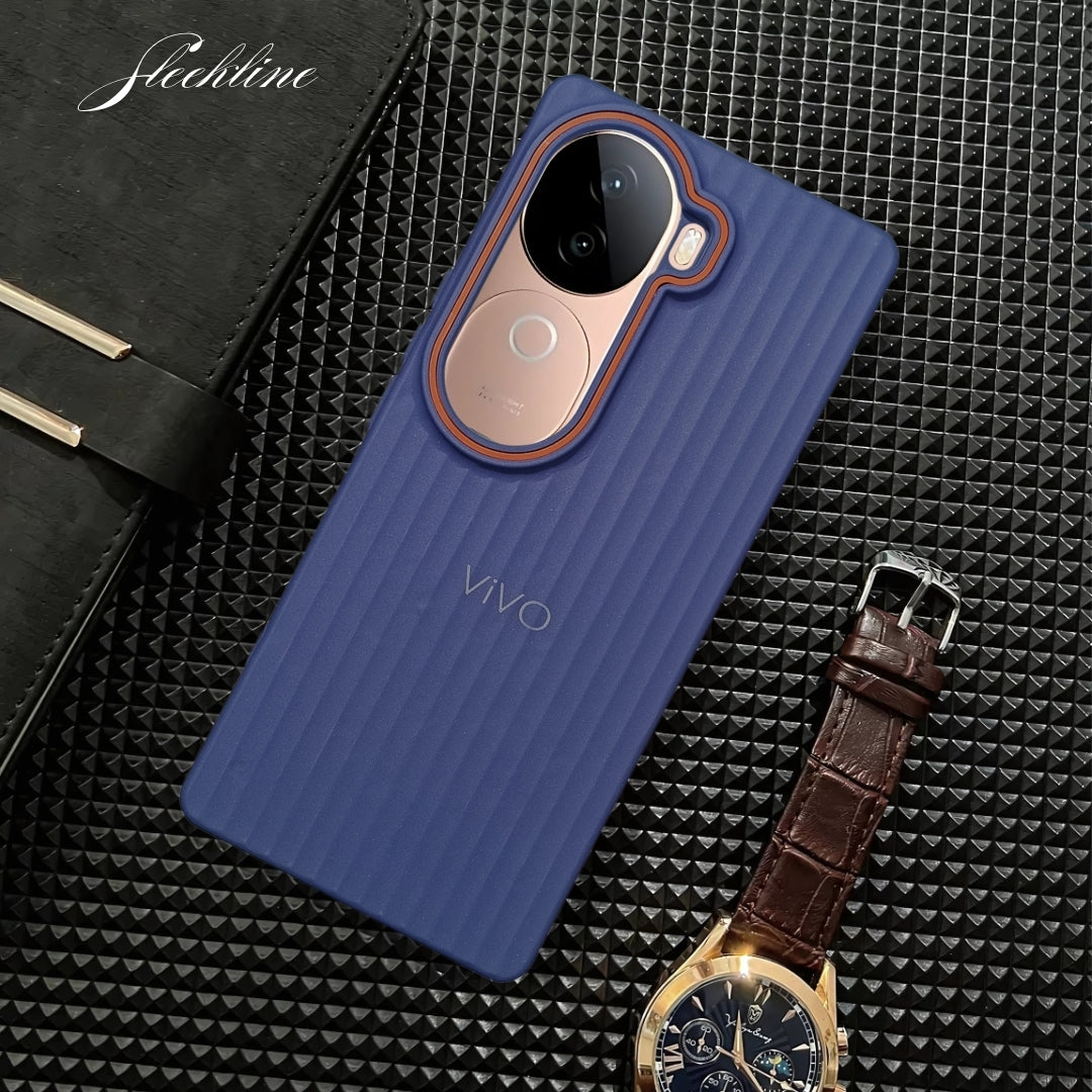 Dark Blue SleekLine Silicone Case for Vivo V40E