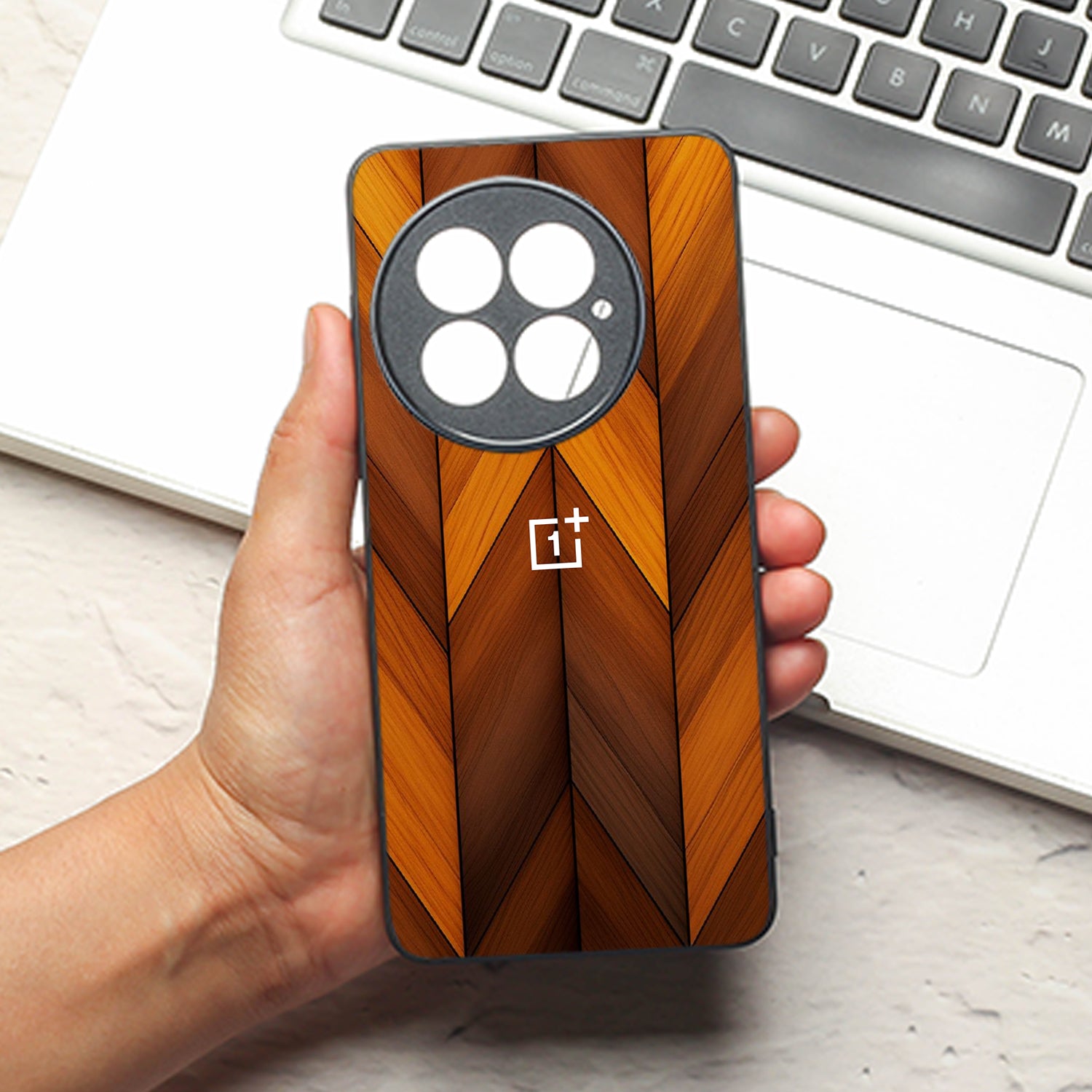 V-Wood Luxe metal back case for Oneplus 13