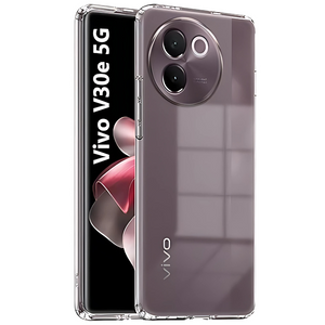 SilicaClear Transparent Silicone Case for Vivo V30E