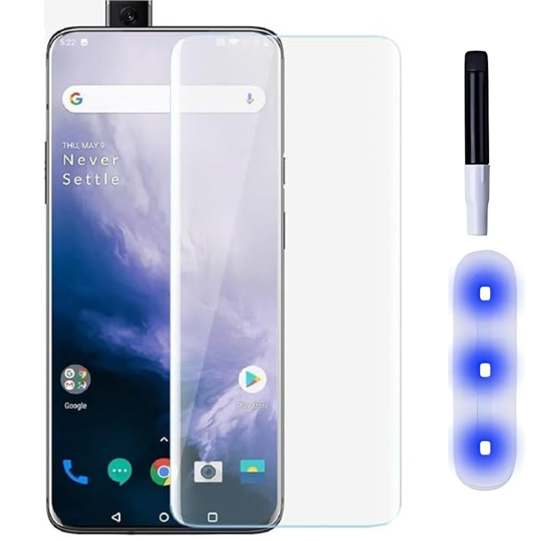 Premium UV Tempered Glass Screen Protector For Oneplus 7 Pro