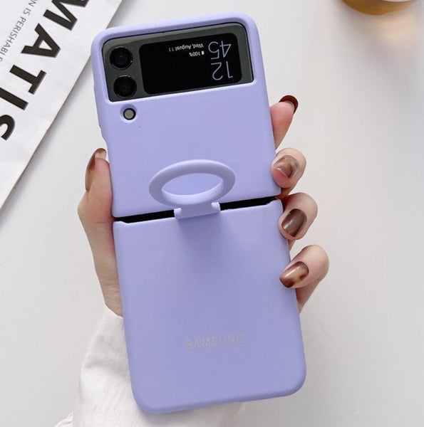 Purple Original Silicone case for Samsung Galaxy Z FLIP 3
