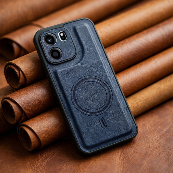 Crest Dark Blue Leather Case for Oneplus Nord Ce 6