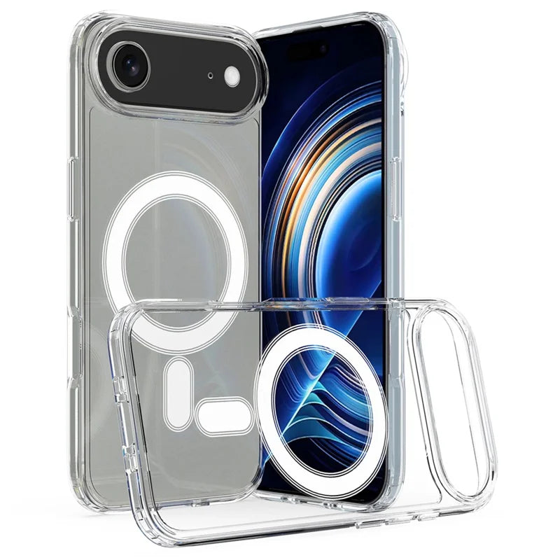 MagSafe Clear Transparent Silicone case for Apple iphone Air