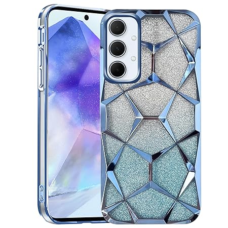 Dazzle Blue Silicone case for  Samsung A23
