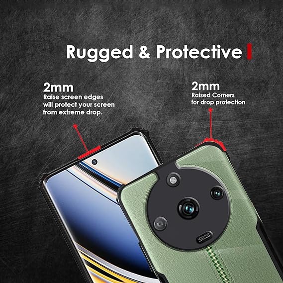 Shockproof silicone protective transparent Case for Realme 11 Pro Plus