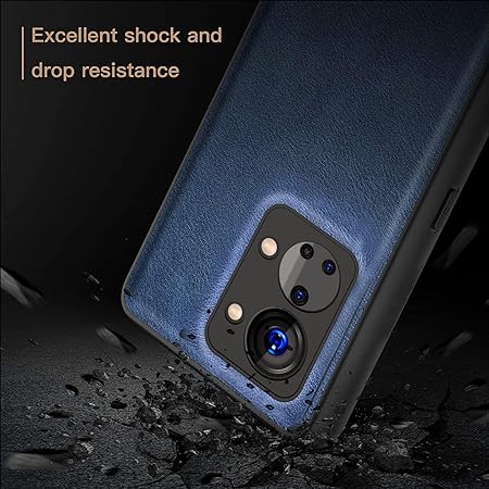 Puloka Dark Blue Leather Case for Oneplus Nord 3