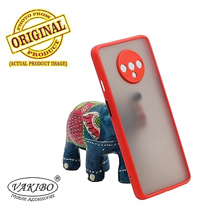 Red Camera Smoke Silicone Safe case for Oneplus 7t