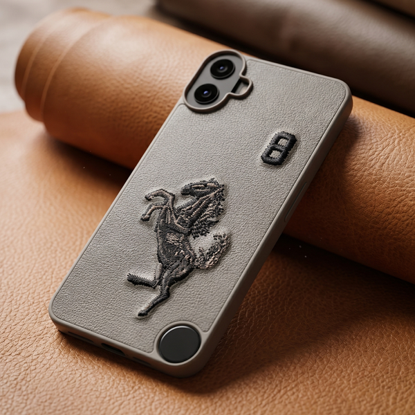 Grey Leather Horse No.8 OC Ornamented for CMF PHONE 1