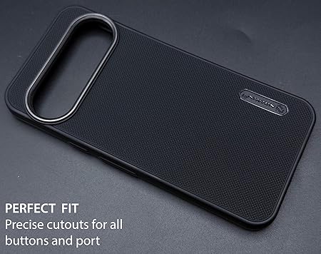 Black Niukin Silicone Case for Google Pixel 9 Pro