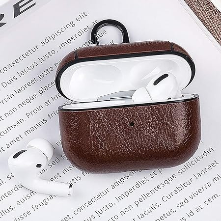 Dark Brown Leather Case For Apple Airpods Pro 2