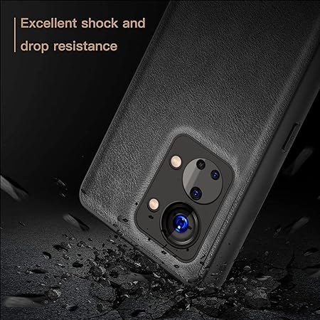 Puloka Black Leather Case for Oneplus Nord 3 5G