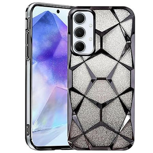 Dazzle Black Silicone case for  Samsung A23