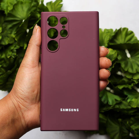 Mehroon Camera Original Silicone case for Samsung S22 Ultra