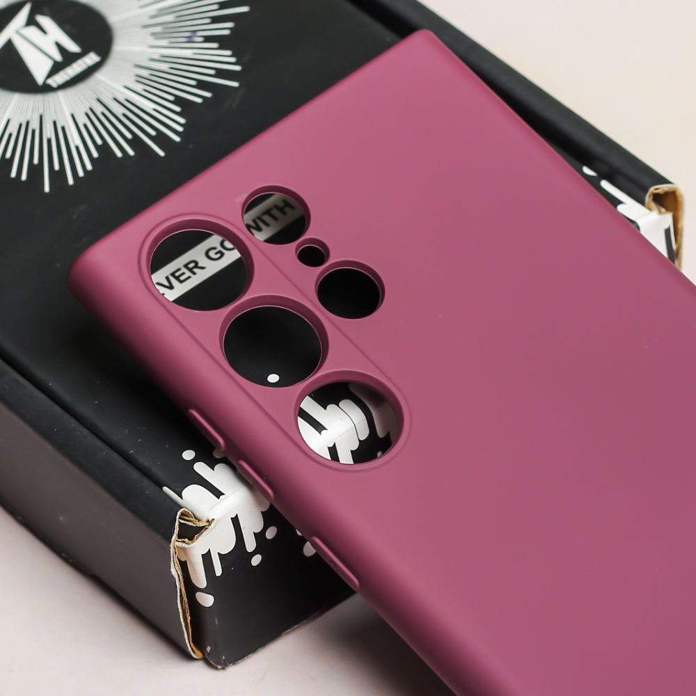 Mehroon Camera Original Silicone case for Samsung S24 Ultra – The Hatke