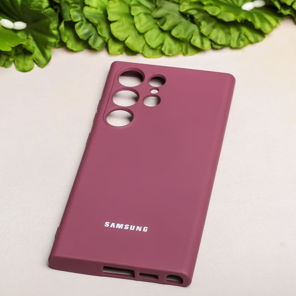 Mehroon Camera Original Silicone case for Samsung S23 Ultra