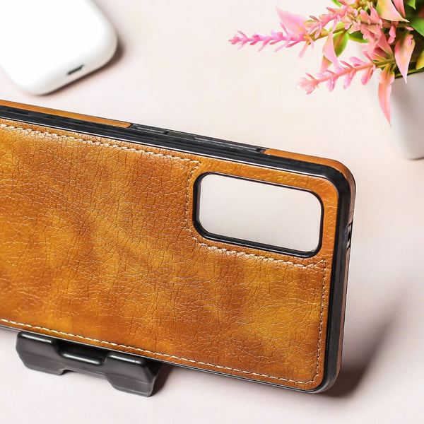 Puloka Brown Leather Case for Samsung S20 Plus