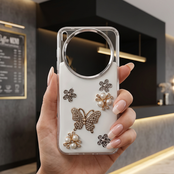 Butterfly Silicone Hard Case for Vivo X300