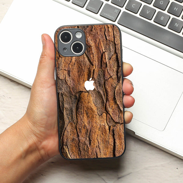 Wavy Grain metal back case for Apple Iphone 15