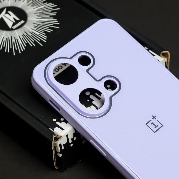 Purple camera Safe mirror case for Oneplus Nord 3