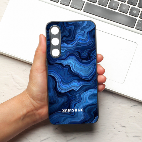 Ocean Drift metal back case for Samsung S23 FE