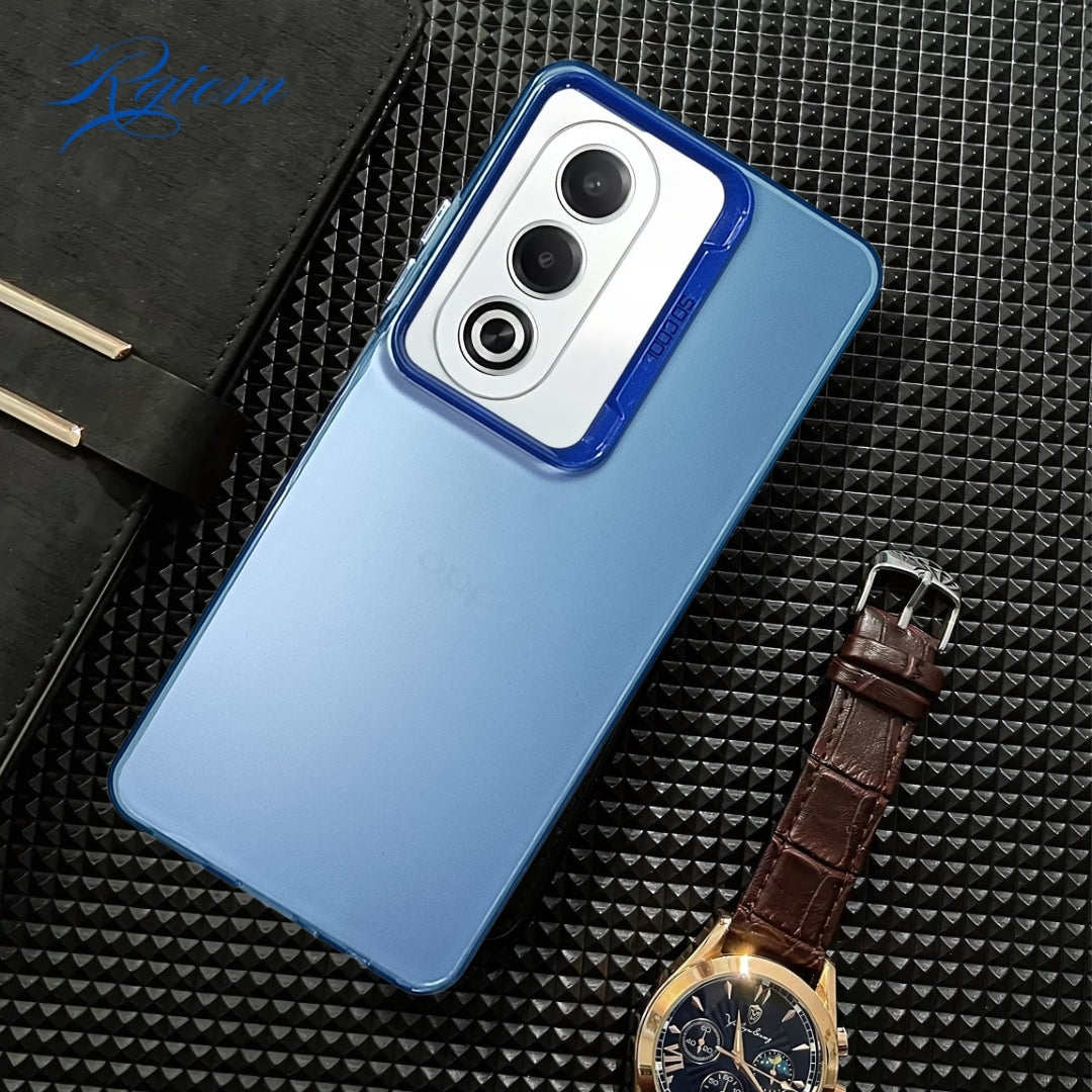 Blue Rgiem Slim Slicone Non-Yellowing Protective Case for Oppo K12x
