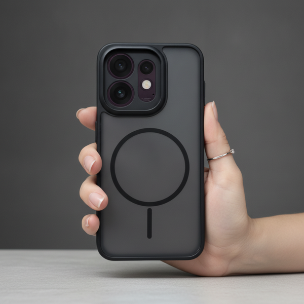 KYRON Black Matte Camera Protection Case for Oppo Reno 16