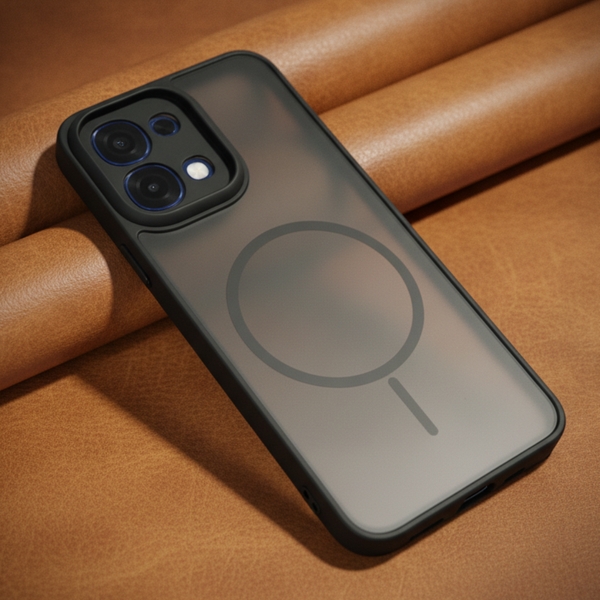 KYRON Black Camera Protection Matte  Case for Oppo F31
