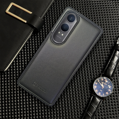 Prime Leather Black Leather Case for Oneplus Nord Ce 4 Lite