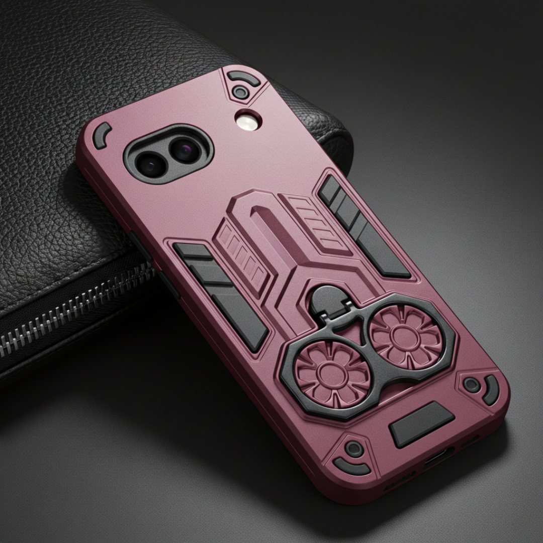 Mehroon Cycle Armor Silicone Case for Google Pixel 8a