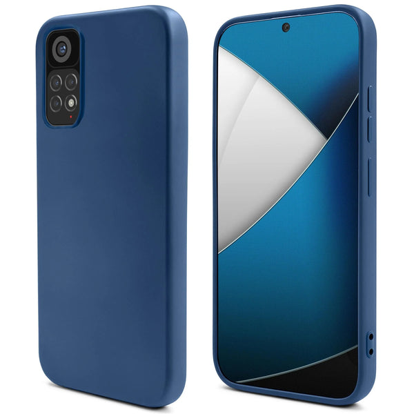 Dark Blue Original Silicone Case for Redmi 10 Prime