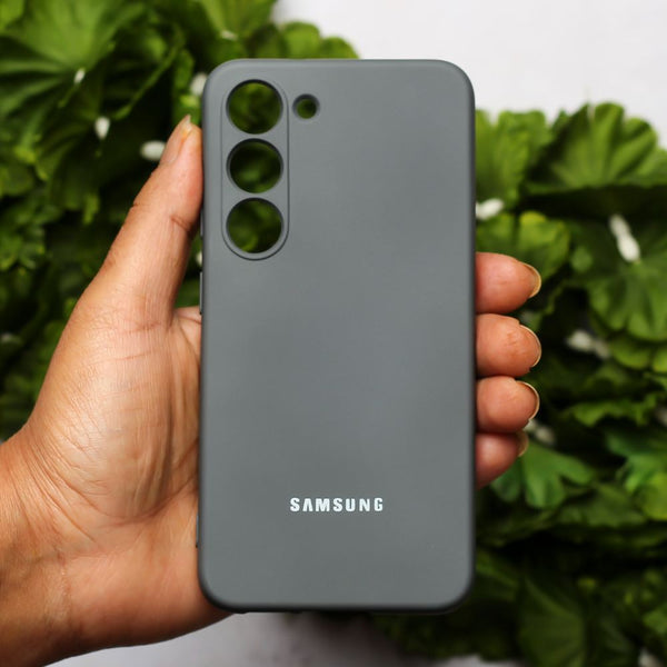 Grey Camera Original Silicone case for Samsung S22