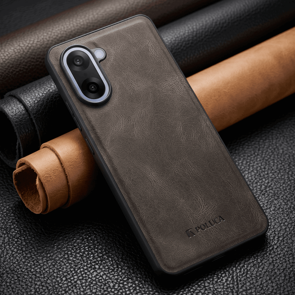 Light Brown Standard Leather Case for Oneplus Nord Ce 5