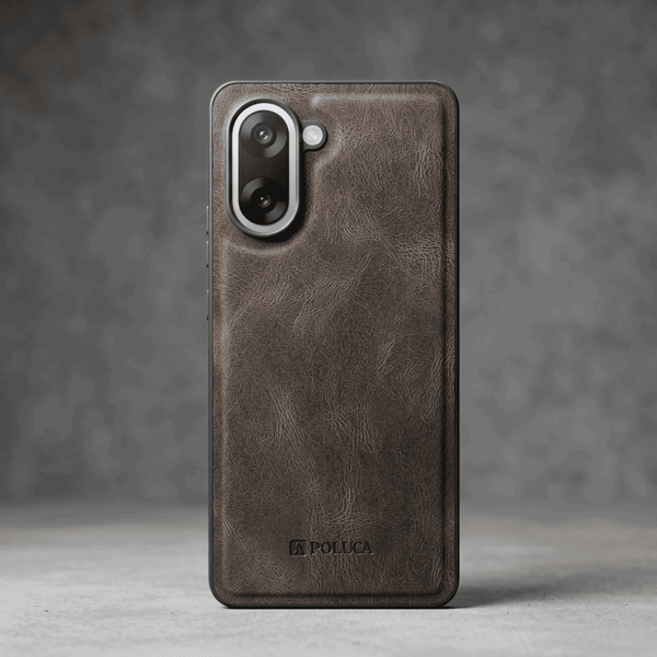 Light Brown Standard Leather Case for Oneplus Nord Ce 5