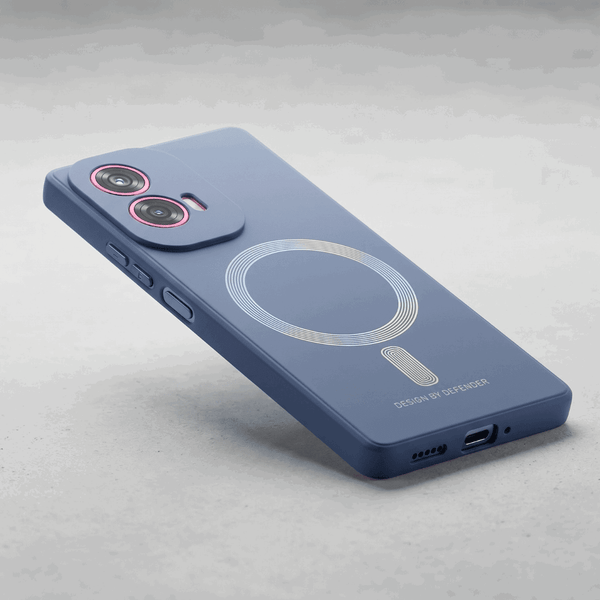 Blue DEFEND Rainbow Case for Motorola Edge 50 Fusion