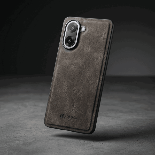 Light Brown Standard Leather Case for Oneplus Nord Ce 5
