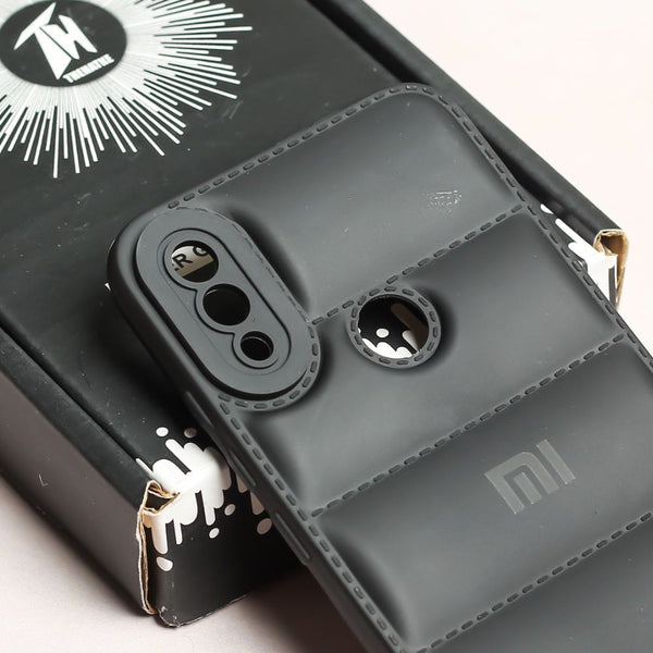 Black Puffon silicone case for Redmi Note 7 Pro