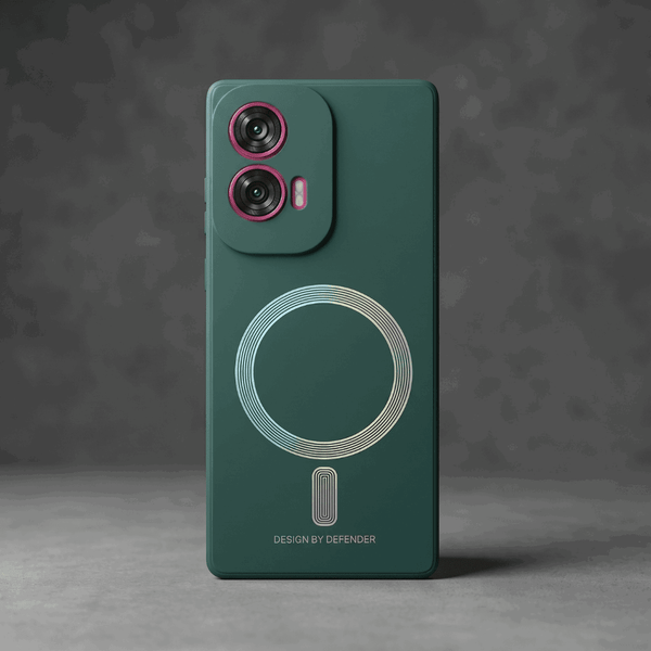 Dark Green DEFEND Rainbow Case for Motorola Edge 50 Fusion
