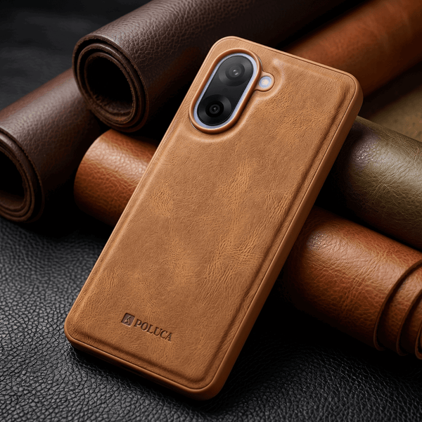 Brown Standard Leather Case for Oneplus Nord Ce 5