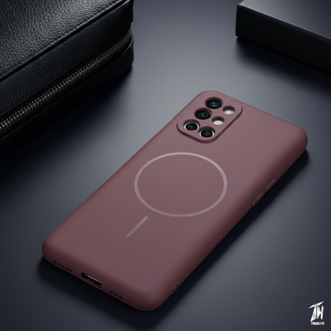 CAVEN Dark Brown Silicone case for Oneplus 8T