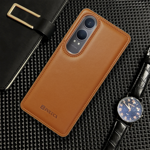 Prime Leather Brown Leather Case for Oneplus Nord Ce 4 Lite