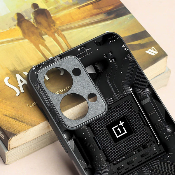 Microchip metal back case for Oneplus Nord 2T