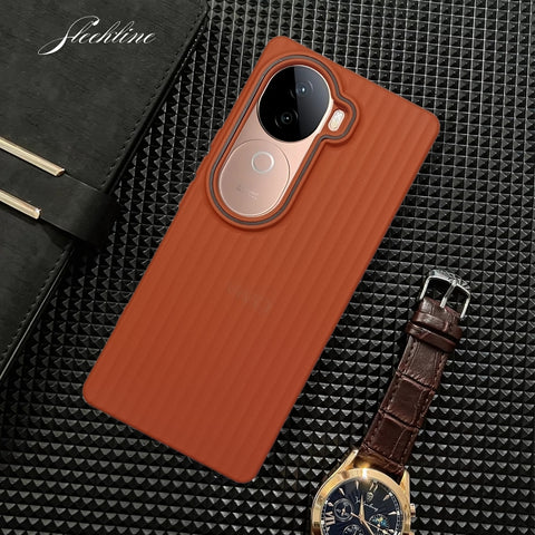 Brown SleekLine Silicone Case for Vivo V40E