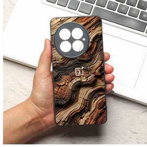 Wood Waves metal back case for OnePlus 13