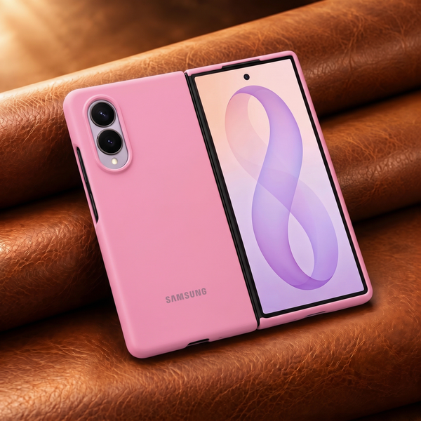 Pink Original Silicone case for Samsung Z Fold 8 5G