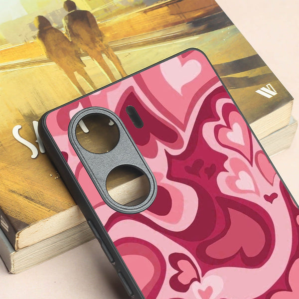 Valentine Wave metal back case for Vivo V29e