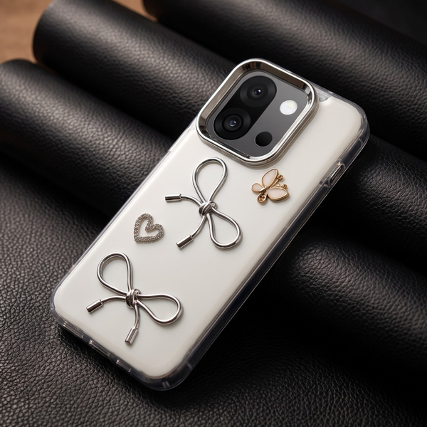 Ribbon Butterfly Silicone Hard Case for Oneplus 15
