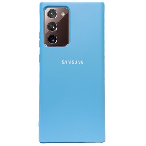 Sky Blue Original Silicone case for Samsung Note 20