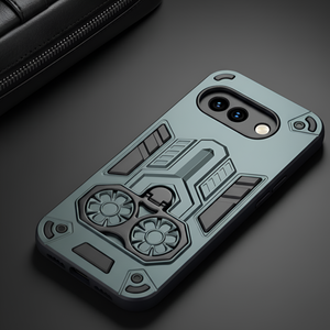 Green Cycle Armor Silicone Case for Pixel 9a